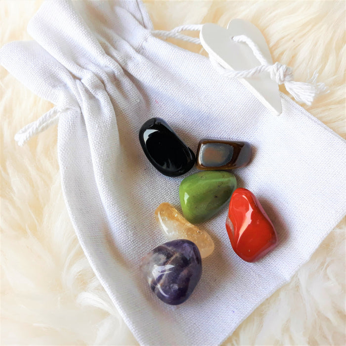 Business Prosperity Pocket Crystal Bag - Protection  Crystal Set image