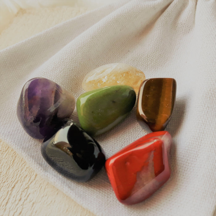 Business Prosperity Pocket Crystal Bag - Protection  Crystal Set image