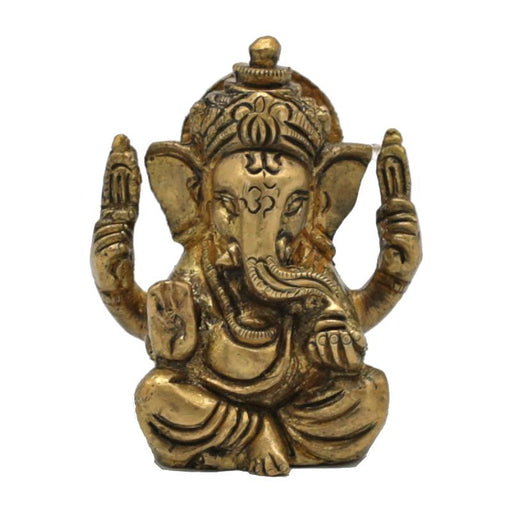 Ganesh figur - brass miniature image
