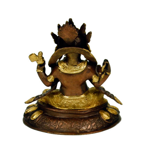 Ganesh figur - Ganesha brass 2 colours 20 cm  image
