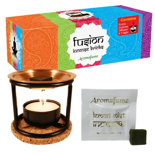 Aromafume incense bricks sample set + diffuser image