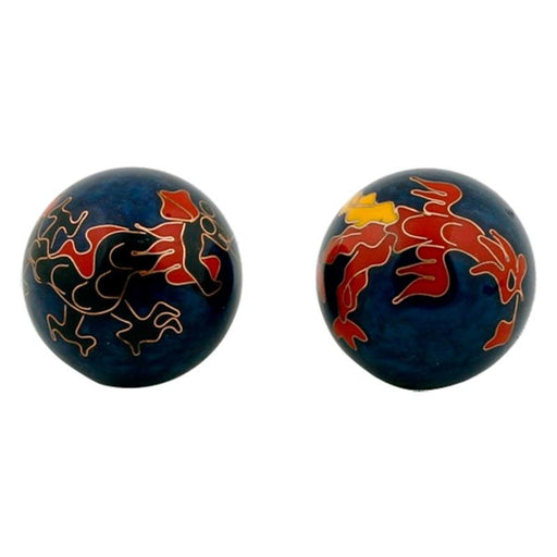Meditasjonkuler/ Health Balls Dragon & Phoenix dark blue  image