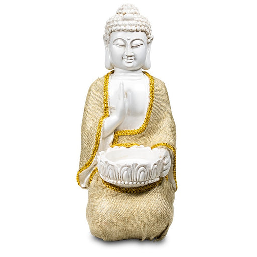 Peace Buddha with tea-light holder image