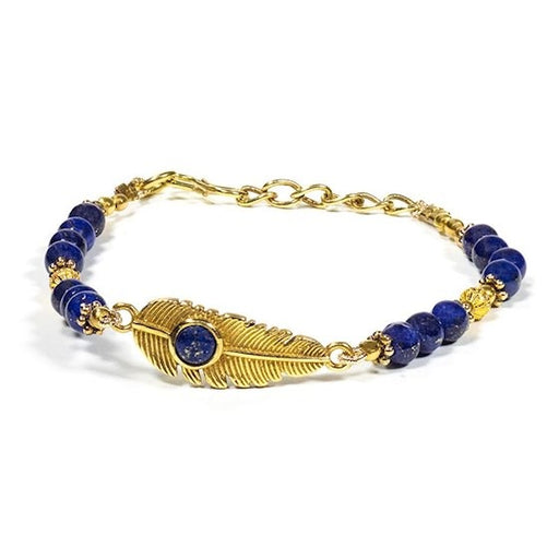 Bracelet feather with lapis lazuli image