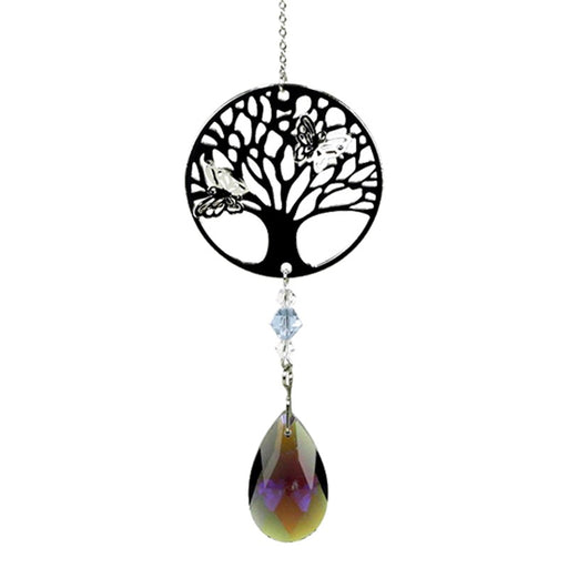 Lysfanger -Tree of Life crystal string & rainbow drop violet  image