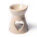 Aromalampe - Aromaburner Ceramic Heart Beige image