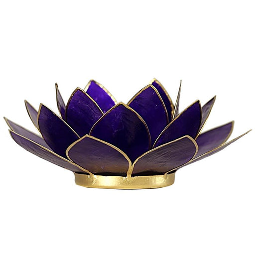 Lotus atmospheric light chakra 7 violet gold trim  image