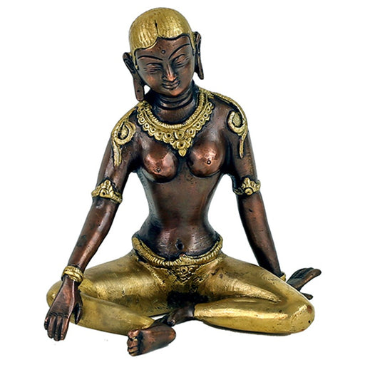 Parvati statue two-coloured image