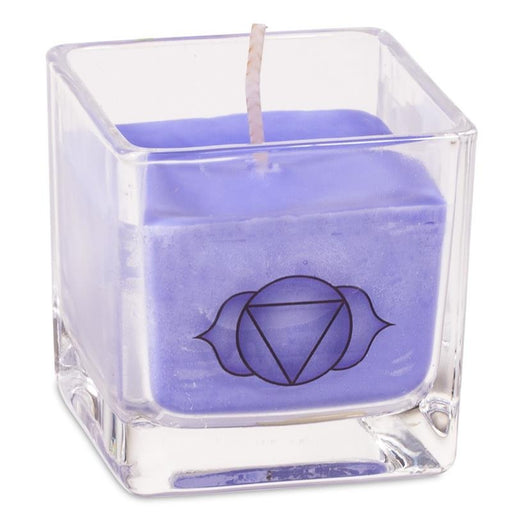 Rapeseed wax scented candle 6th chakra image