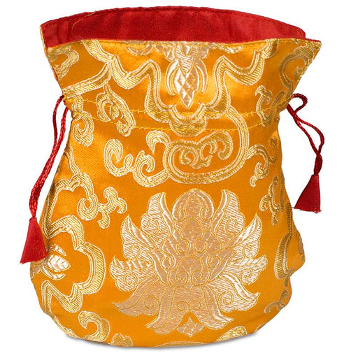 Bag brocade lotus orange image