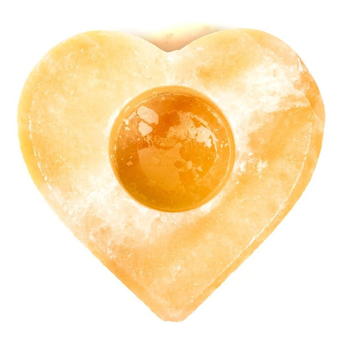 Himalaya Saltkrystall Telys Hjerte image