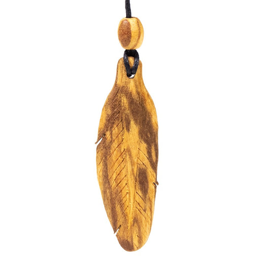 Palo Santo feather necklace small image