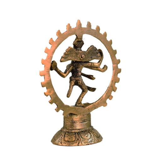 Shiva Nataraj brass two-colour 15cm  image