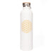 Stainless Steel Insulated Bottle, 1L - Flower of Life, white image