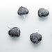 Obsidian, snøfnugg hjerte anheng 15 mm image