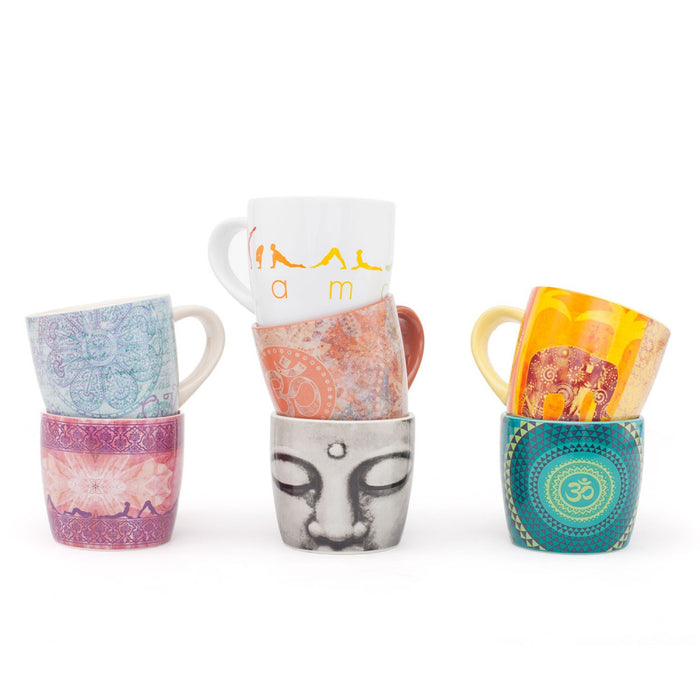 Krus/ YogiMug Ceramic Mug Happy Namaskar  image