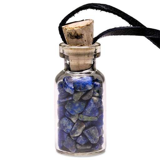 Lapis Lazuli tromlede steiner S - Glass gift bottle  image