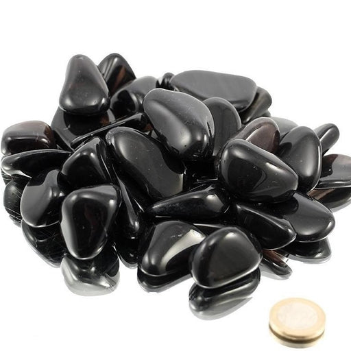 Obsidian, røyk Tromlet XL  AAA kvalitet image