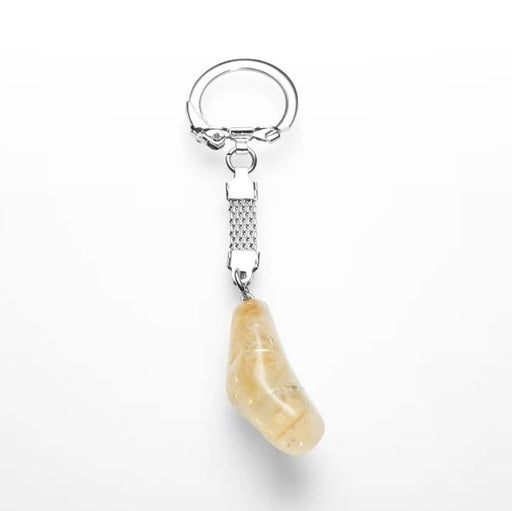 Key chain with citrine image