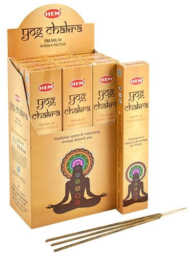 Hem Yog Chakra Masala Incense 15 Grams image