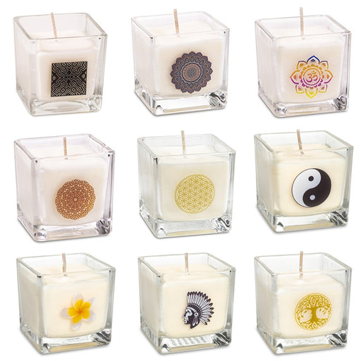 SET of 9 rapeseed wax candles  image