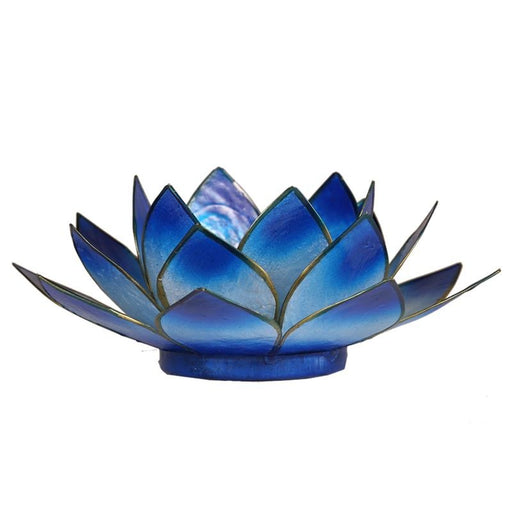  Telysholder/ Lotus candlelight holder blue  image