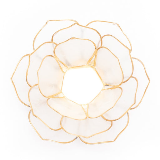 Lotus Lys / Lotus petal atmospheric light natural gold trim  image
