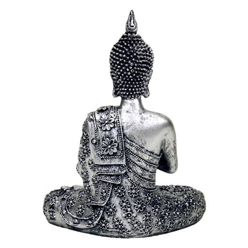 Buddha sølvfarget med tellysholder  image