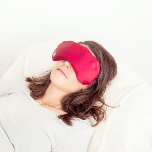 Meditasjonsmaske  Øye pute/ Silk eye pillow burgundy image
