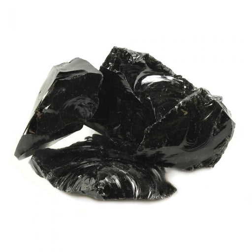 Naturlig Obsidian, svart Rå Medium AAA-kvalitet image