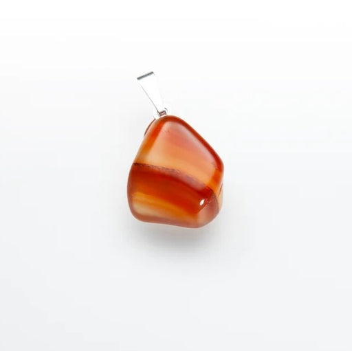 Agat anheng / Agate red pendant thumbled  image