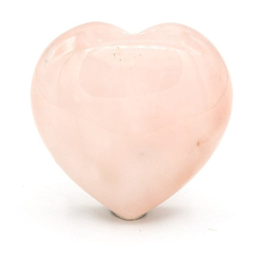 Rosenkvarts hjerte lommestein 30mm - Krystallhealing  image