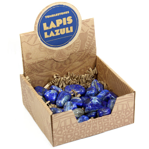 Lapis Lazuli tromlet Stor  AAA - kvalitet  image