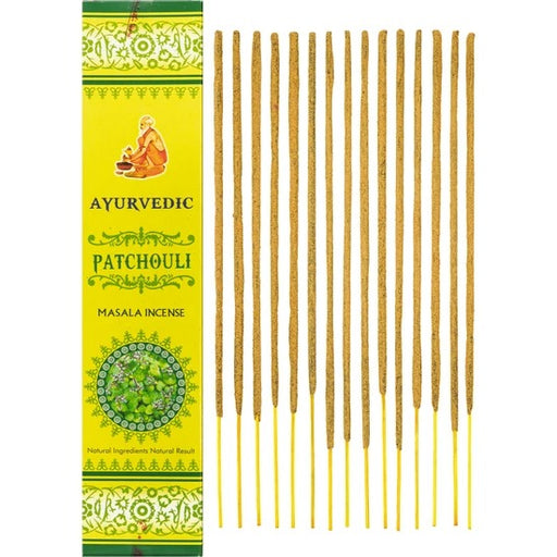 Ayurvedic Patchouli Masala Incense Sticks 15gms Premium Quality  image