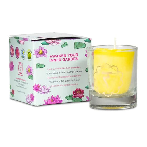 Scented votive candle 3rd chakra in giftbox image