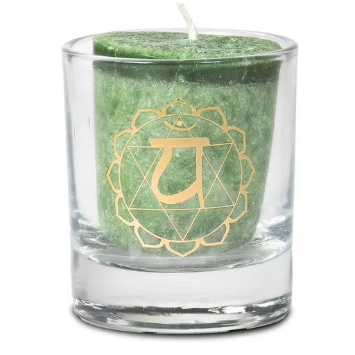 Scented votive candle 4th chakra in giftbox image