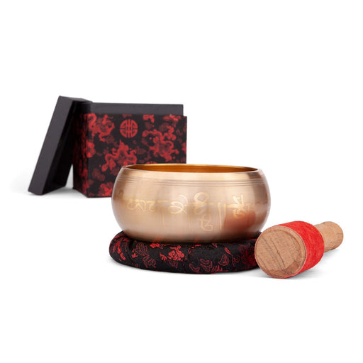 Indian Singing Bowl with OM engraving by bodhi, in gift box image