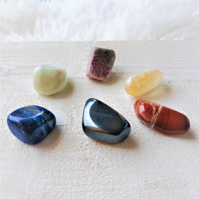 Krystall Healing Bag - Panic Attack Pocket Healing Crystal In Ju image