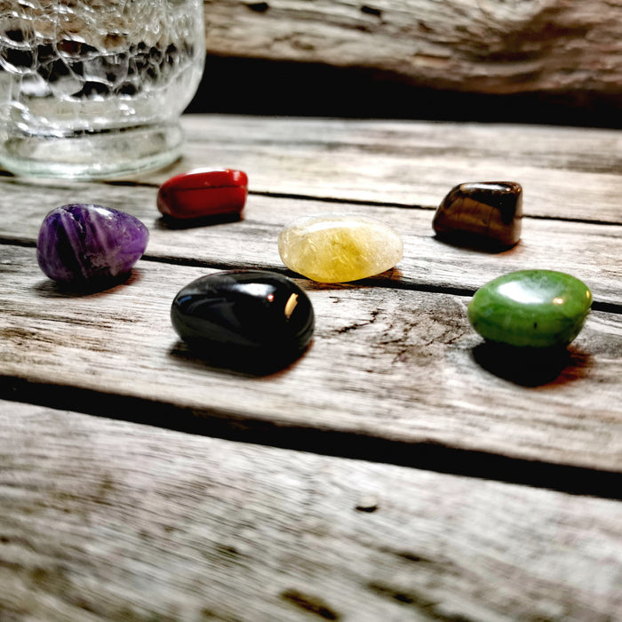 Business Prosperity Pocket Crystal Bag - Protection  Crystal Set image