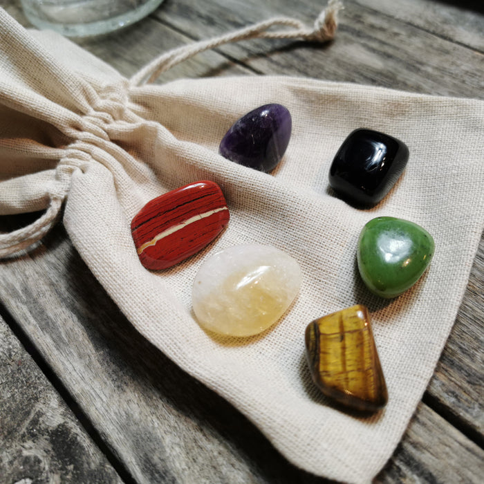 Business Prosperity Pocket Crystal Bag - Protection  Crystal Set image