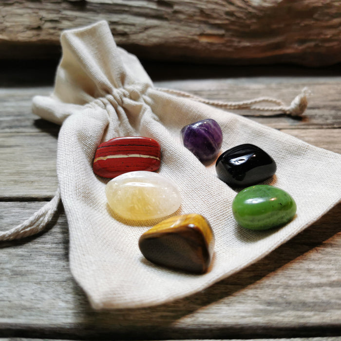 Business Prosperity Pocket Crystal Bag - Protection  Crystal Set image