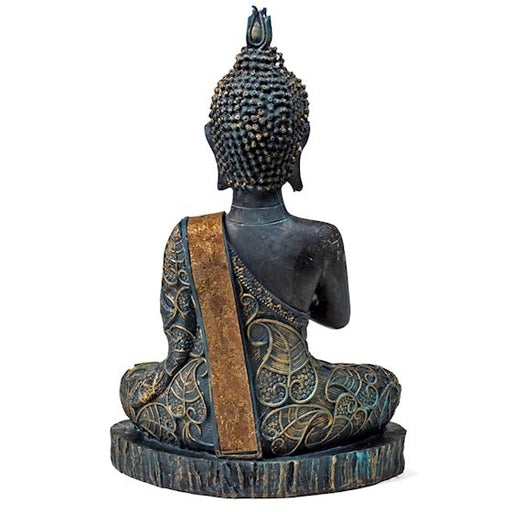 Praying Buddha antique look Thailand 22 cm  image