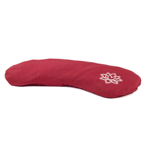 Yoga eye pillow LOTUS with lavender, modal burgundy image