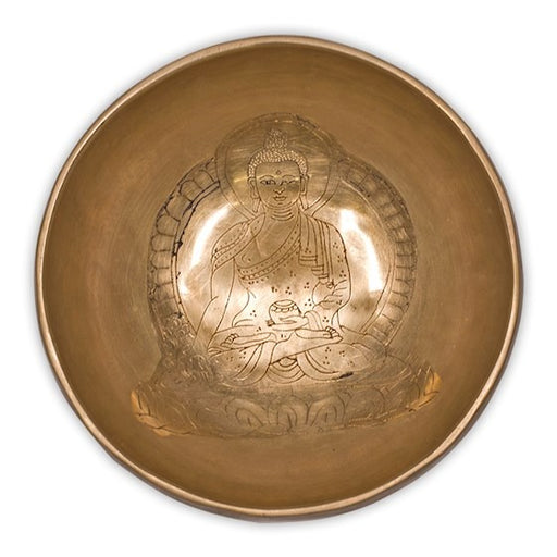 Singing bowl Medicine Buddha image
