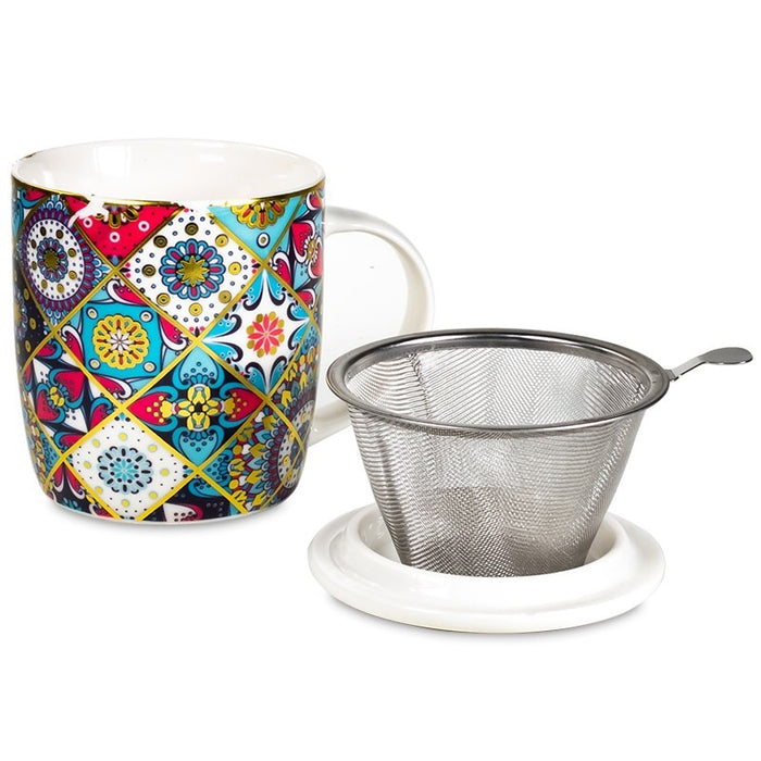 Gift box Tea Infuser Mug Oriental image
