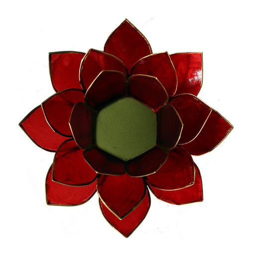 Lotus atmospheric light chakra 1 red gold trim image