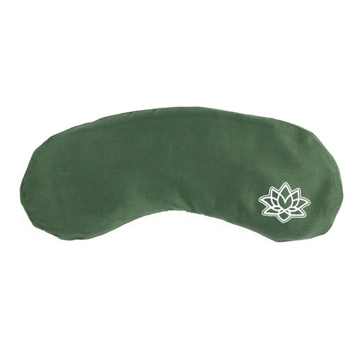 Yoga eye pillow LOTUS with lavender, modal dark green  image