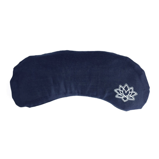 Yoga eye pillow LOTUS with lavender, modal dark blue image
