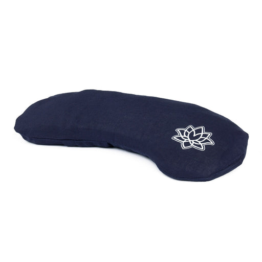 Yoga eye pillow LOTUS with lavender, modal dark blue image