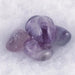 Fluoritt, lilla Tromlet Stor (L) AA-kvalitet image